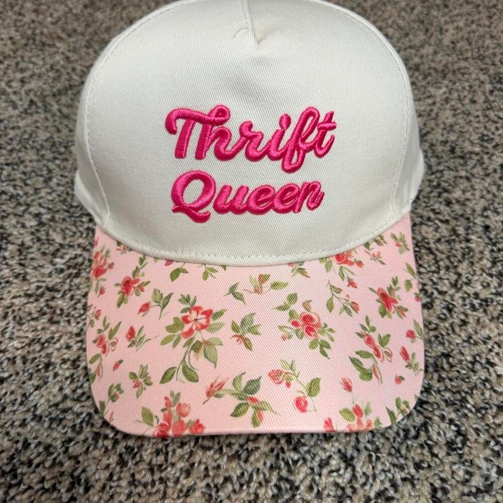 New Zenana Women's White and Pink Hat